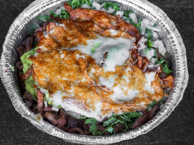 Papa Loca Chorizo.