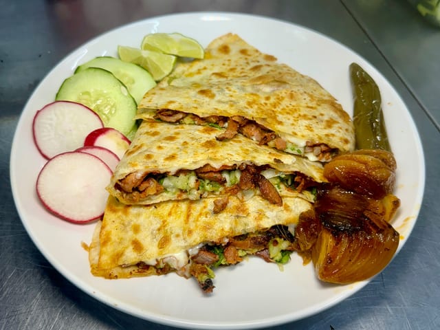 Quesadilla Chorizo.