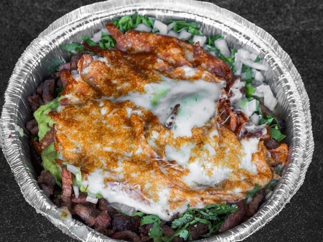 Papa Loca Pollo.