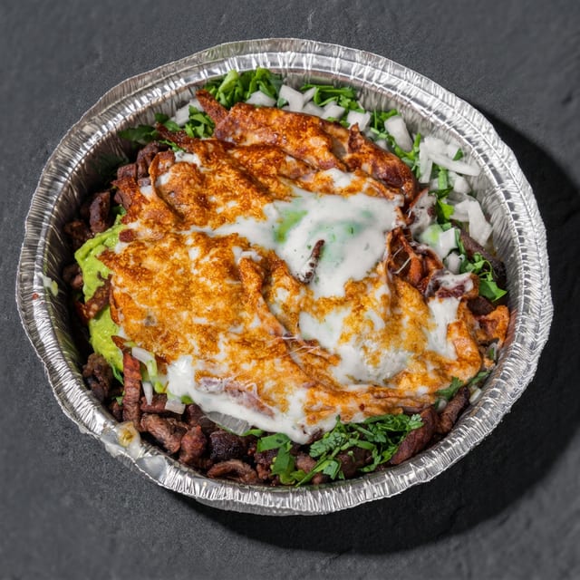 Papa Loca Chorizo.